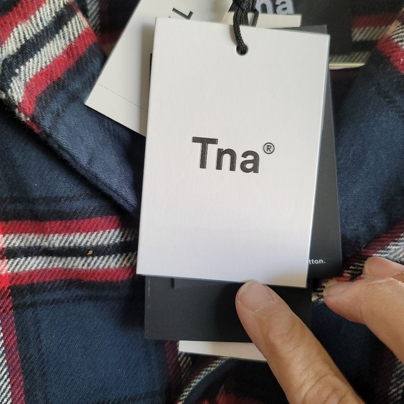 Tna, Oversized Coaches Jacket, Blue/Red/White, Size Small,‎ NWT - Picture 9 of 16